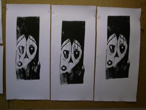 Woodprint made at Kirsken Kjær, martin and  (sp@darch.dk)